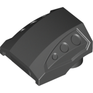 Brick Curved 2 × 2 No Studs - 3 Recessed Side Ports