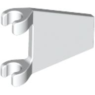 Flag 2 × 2 Trapezoid with Flat Area between Clips White
