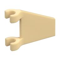 Flag 2 × 2 Trapezoid with Flat Area between Clips Tan