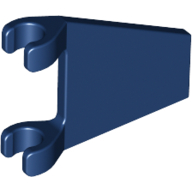 Flag 2 × 2 Trapezoid with Flat Area between Clips Dunkelblau