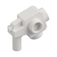 Weapon Gun / Blaster with Studs on Side White