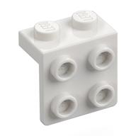 Bracket 1 × 2 - 2 × 2 White