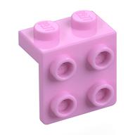 Bracket 1 × 2 - 2 × 2 Bright Pink