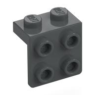 Bracket 1 × 2 - 2 × 2 Dark Bluish Gray
