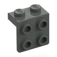 Bracket 1 × 2 - 2 × 2 Dark Gray