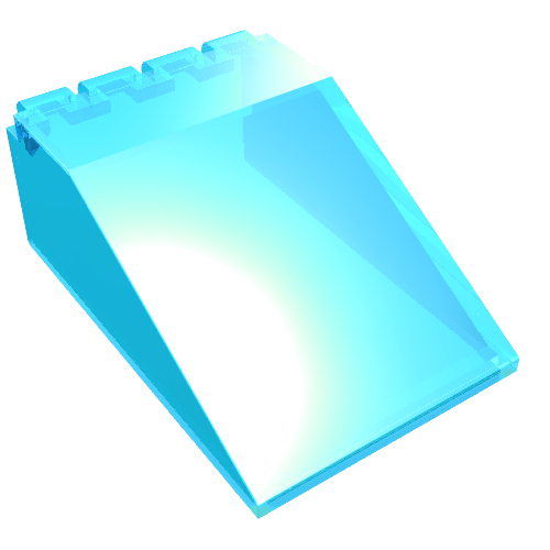 Windscreen 6 × 4 × 2 Canopy Transparent-Hellblau