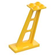 Support 2 × 4 × 5 Stanchion Inclined [5mm wide posts] Yellow