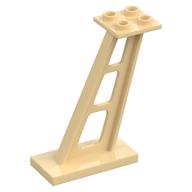 Support 2 × 4 × 5 Stanchion Inclined [5mm wide posts] Beige