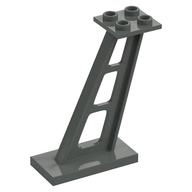Support 2 × 4 × 5 Stanchion Inclined [5mm wide posts] Dunkelgrau