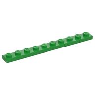 Platte 1 × 10 Hellgrün