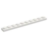 Plate 1 × 10 White