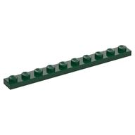 Platte 1 × 10 Dunkelgrün