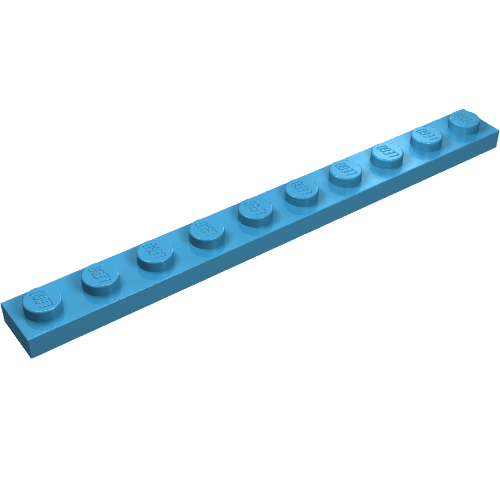 Plate 1 × 10 Maersk Blue