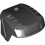 Large Figure Helmet, Hockey Black