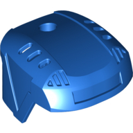 Large Figure Helmet, Hockey Blau