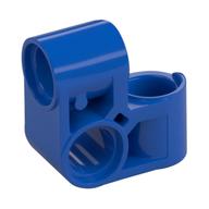 Technic Pin Connector Perpendicular 2 × 2 Bent Blau