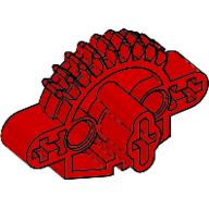 Large Figure Skeletal, Torso, Gear 9 Tooth with 3 Axle Holes and 2 Holes (Matoran) Rot
