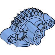 Large Figure Skeletal, Torso, Gear 9 Tooth with 3 Axle Holes and 2 Holes (Matoran) Medium Blue