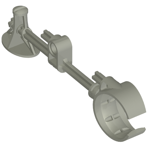 Large Figure Weapon, Matoran Kolhii Stick Perlhellgrau