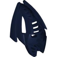 Large Figure Mask Kraahkan, 6 hole chin Pearl Black