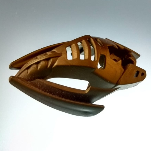 Large Figure Mask Kraahkan, 4 hole chin Schwarz