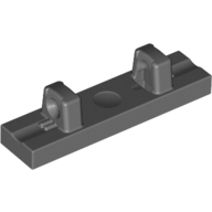 Hinge Tile 1 × 4 Locking Dual 1 Fingers on Top [4 Locking Ridges] Dark Bluish Gray