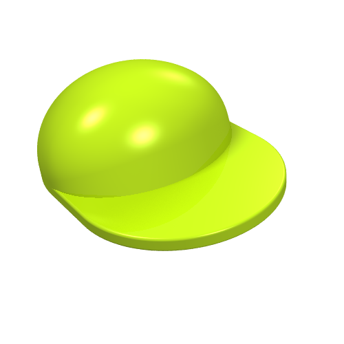 Hat / Cap Long Peak [Plain] Lime