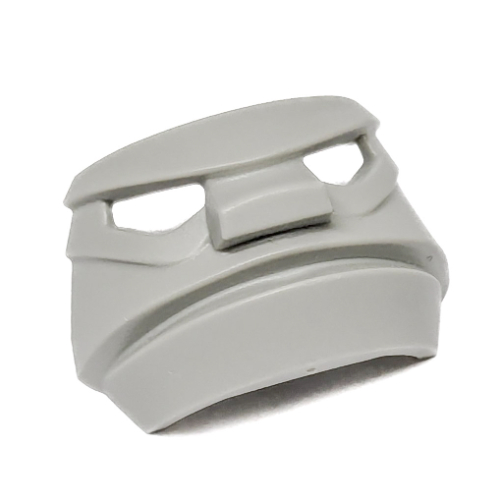 Large Figure Mask / Visor, Hockey Mask 3 with wraparound scowl Hellgrau