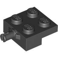 Plate Special 2 × 2 with Wheel Holder Black
