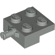 Plate Special 2 × 2 with Wheel Holder Hellgrau