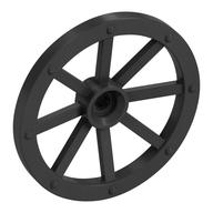 Wheel Wagon Large (33mm D.), hole notched for wheels holder pin Perltitan
