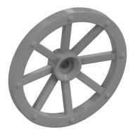 Wheel Wagon Large (33mm D.), hole notched for wheels holder pin Light Bluish Gray