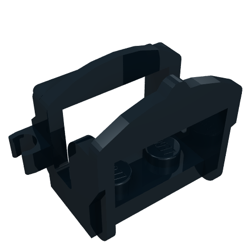 Animal / Creature Accessory, Saddle [One Clip] Black