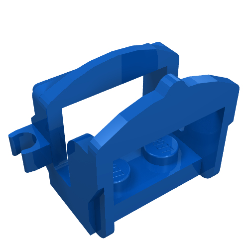 Animal / Creature Accessory, Saddle [One Clip] Blue