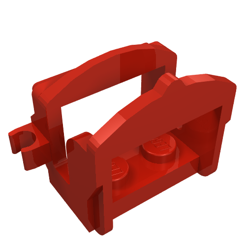 Animal / Creature Accessory, Saddle [Two Clips] Rot