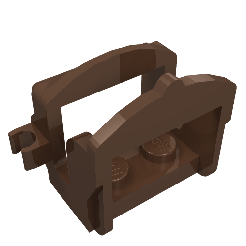 Animal / Creature Accessory, Saddle [Two Clips] Braun