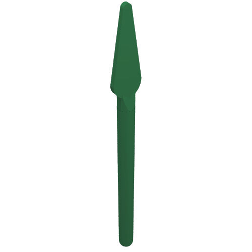Weapon Pike / Spear Round End Green