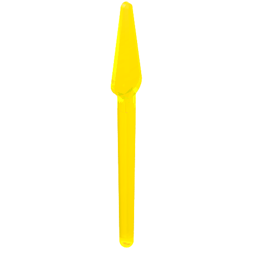 Weapon Pike / Spear Round End Trans-Neon Green