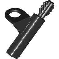 Minifig Neckwear Weapon Arrow Quiver Schwarz