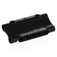 Technic Paneel gebogen 7 × 3 umgekehrt Schwarz