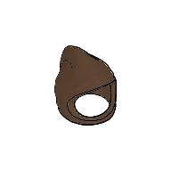 Hood / Cowl / Farmer's Cap Brown