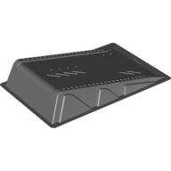 Baseplate Raised Ramp 9 × 15 × 2 (Racers) Dunkelblaugrau