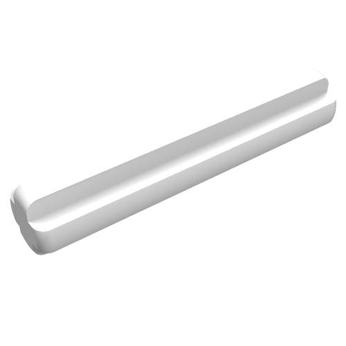 Technic Axle 3 White