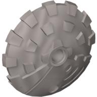 Large Figure Shield 5 × 5 with Saw Blade Studded Pearl Light Gray