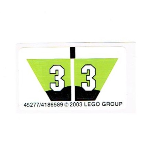 Sticker Sheet for Set 8356-1 [No Color/Any Color]
