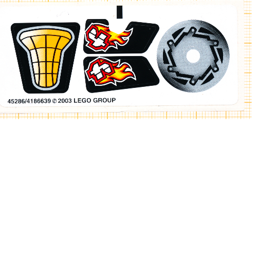 Stickerbogen für Set 8355-1 [Keine Farbe/Beliebige Farbe]
