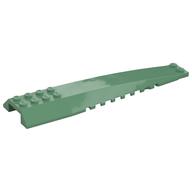 Brick Wedged, Curved 16 × 4 Triple with Inner Ridges Sand Green