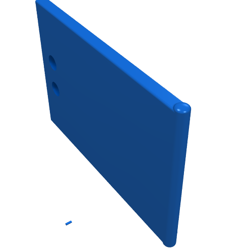 Cupboard 2 × 3 × 2 Door Blau