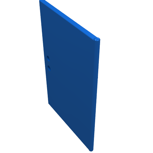 Cupboard 2 × 3 × 4 Door Blue