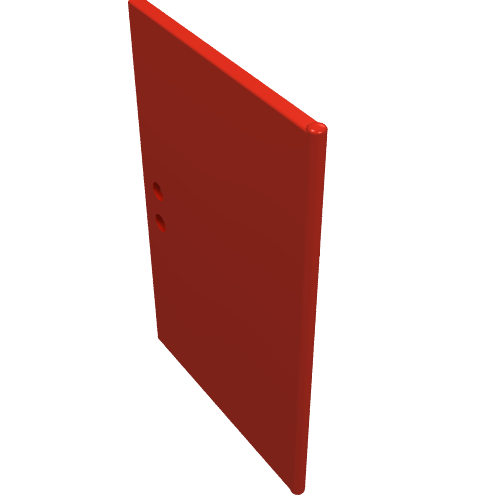 Cupboard 2 × 3 × 4 Door Red